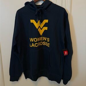 NWT WVU lacrosse hoodie